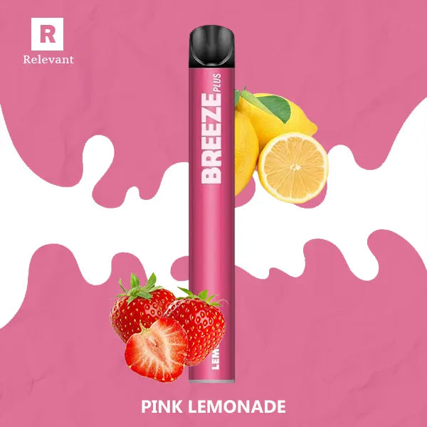 Breeze Plus Zero Pink Lemonade Flavor - Disposable Vape