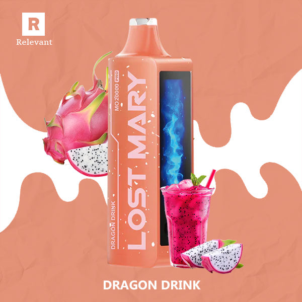 lost mary 20000 flavors Dragon Drink MO20000 Pro Smok Salts Flavour:Guava Ice Fume Extra Disposable Vape